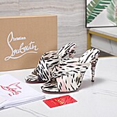 US$115.00 Christian Louboutin 10cm High-heeled shoes for women #811887