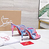 US$115.00 Christian Louboutin 10cm High-heeled shoes for women #811891