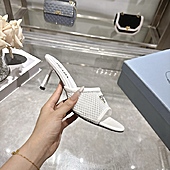 US$99.00 Prada 7.5cm High-heeled slippers for women #812972