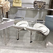 US$99.00 Prada 7.5cm High-heeled slippers for women #812972