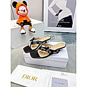 US$99.00 Dior 3cm High-heeled slippers for women #813094