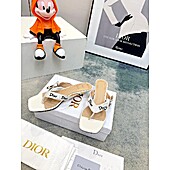 US$99.00 Dior 3cm High-heeled slippers for women #813097