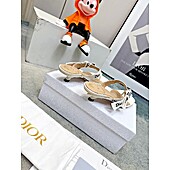 US$99.00 Dior 3cm High-heeled slippers for women #813097