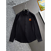 US$37.00 HERMES shirts for HERMES long sleeved shirts for men #813657